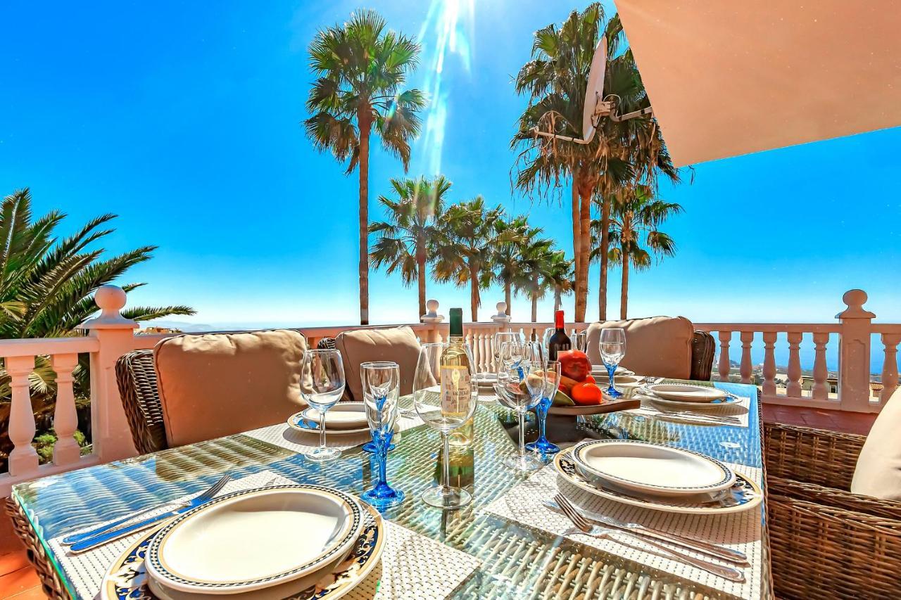 Villa Raquel With Private Pool And Sea View Los Menores Dış mekan fotoğraf